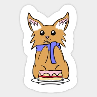 Cake Monster Sticker